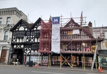 Historic retail unit in Farnham town centre undergoing major renovation