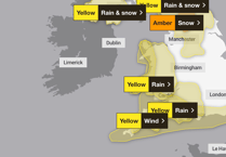 Warning of strong winds as Storm Bert approaches Surrey and Hampshire