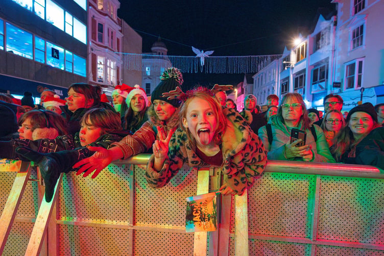 Truro BID Christmas Lights switch-on