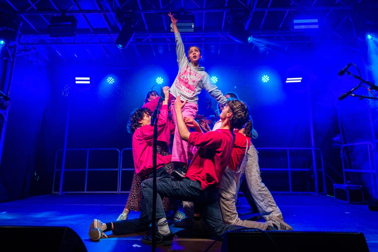 Hall For Cornwall Youth Dance at Truro BID Christmas Lights switch-on