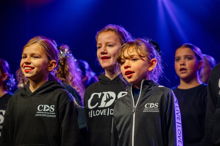 Cornwall Dance School perform at Truro BID's Festive Friday and Christmas lights switch-on