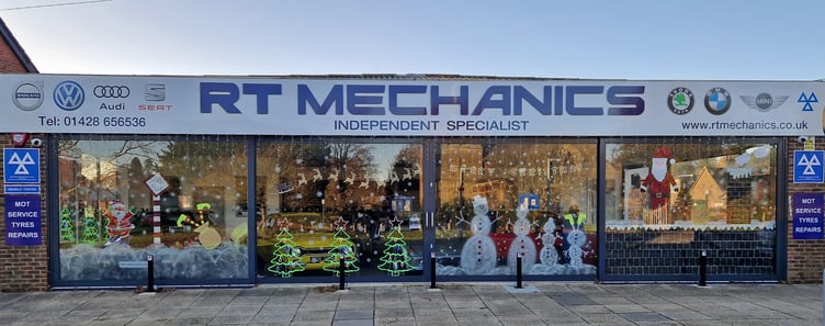 RT Mechanics was the place to repair your sleigh in Haslemere