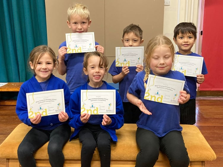 St Michael’s First Minehead, who were second in the team competition