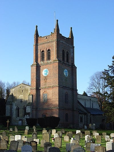 <p>The graveyard at All Saints Church in Crondall.</p>