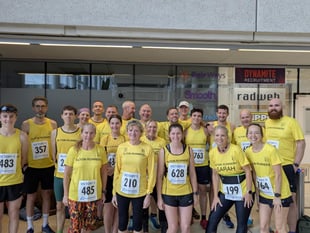 Alton Runners weather the storm at Victory 5 Mile