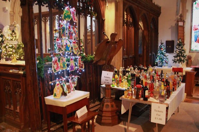 The Watchet Rainbows entry 'Muppets and Friends Christmas Movie' in the St Decuman’s Church Christmas tree festival. PHOTO: George Ody.