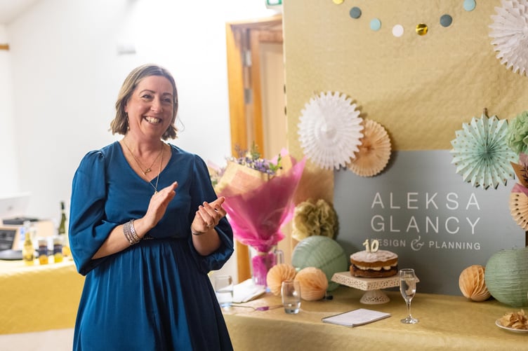 Aleksa Glancy celebrates 10 years in business