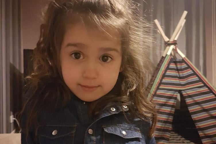 Sara Sharif at the age of 4 years old. Sara was found dead in her house in Horsell in August 2023.