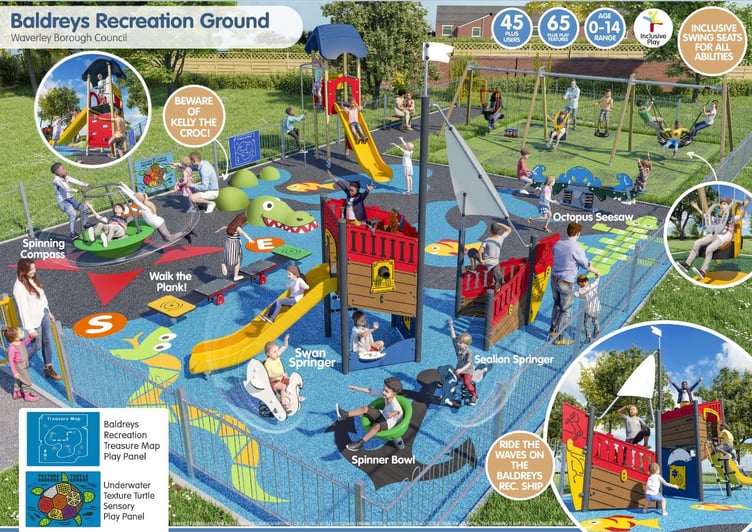 Baldreys play area PIC1