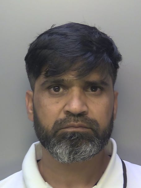 Urfan Sharif's custody photo