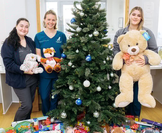 Vets deliver Christmas joy to less fortunate
