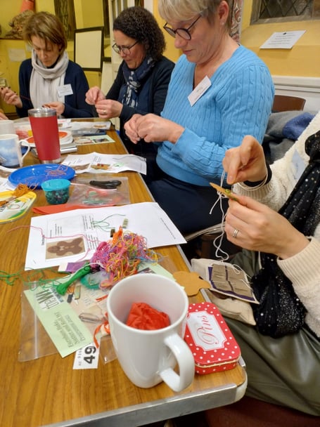 Members of Farnham WI Bake Natter and Roll