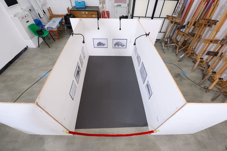Miniature animal art exhibition UCA
