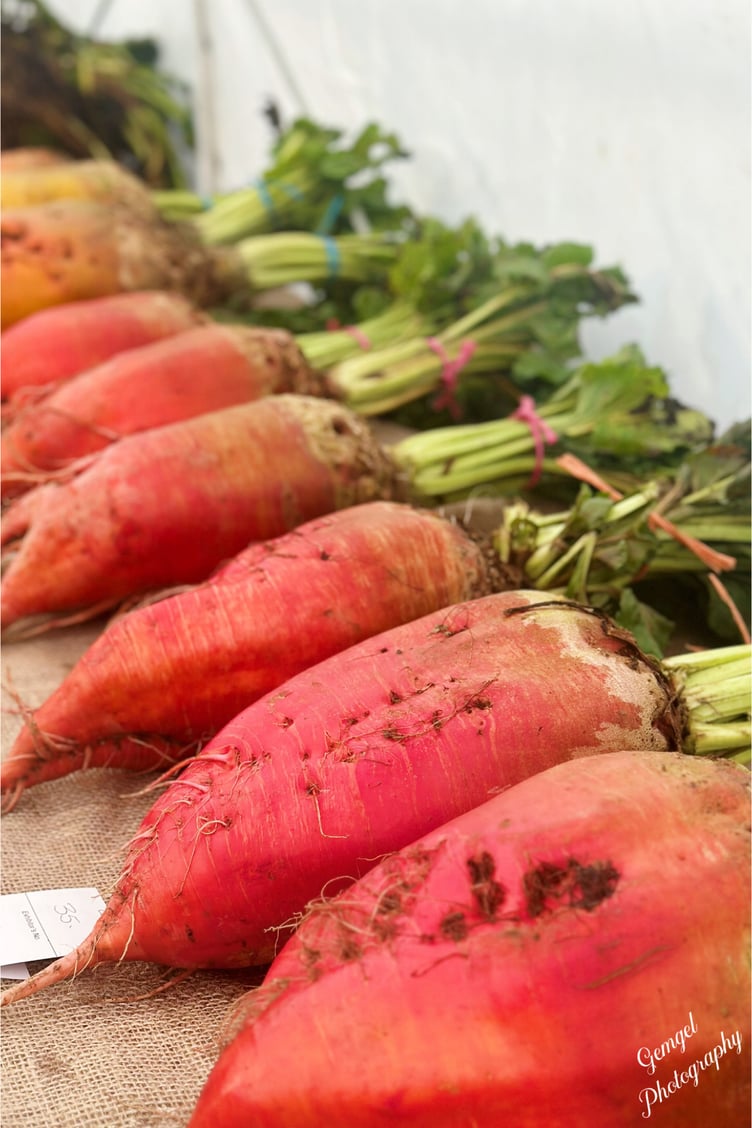 Prize-winning vegetables
