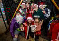 Christmas lights switched on in port despite storm