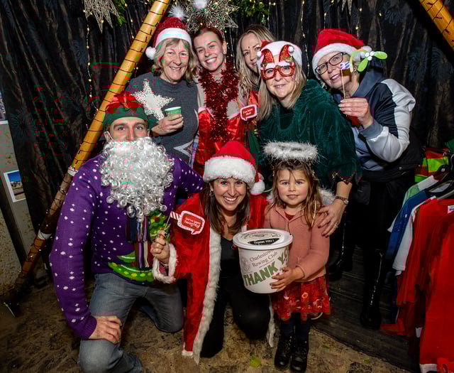 Christmas lights switched on in port despite storm