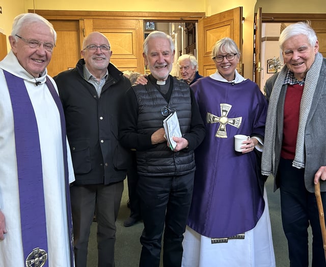 Fond farewell to Bourne's much-loved priest