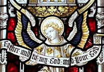 Angels at Christmas in Truro Cathedral