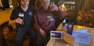 Drink with his grandson gave Ed a perfect 100th birthday
