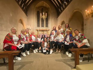 Ukrainian choir brings Christmas cheer to Steep 