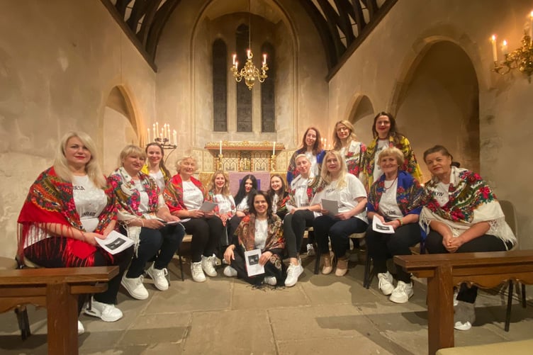 Two Colours Ukrainian choir at All Saints Church in Steep