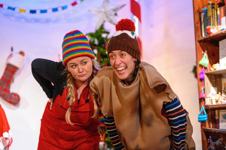 Father Christmas's elves at the Royal Cornwall Museum