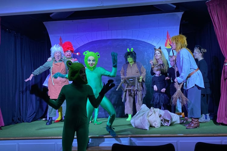 Frogs cause chaos at Ewshot Panto
