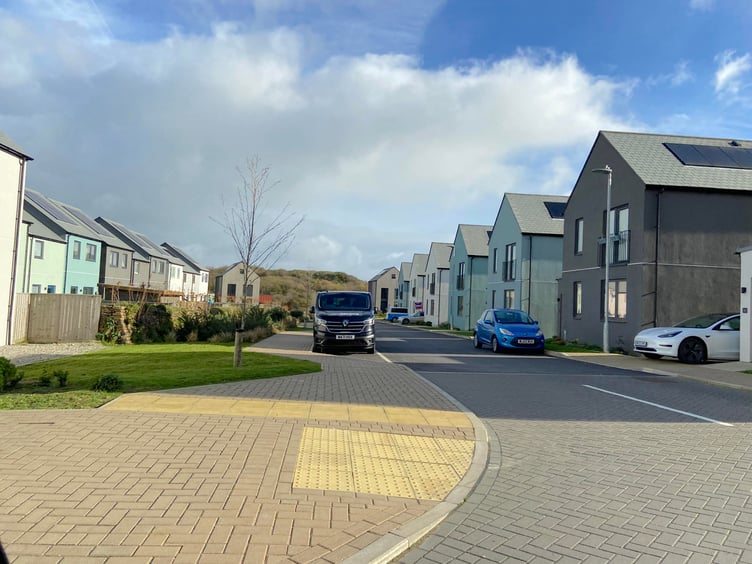 Some of the houses built in the first phase of the garden village development. Picture: Andrew Townsend