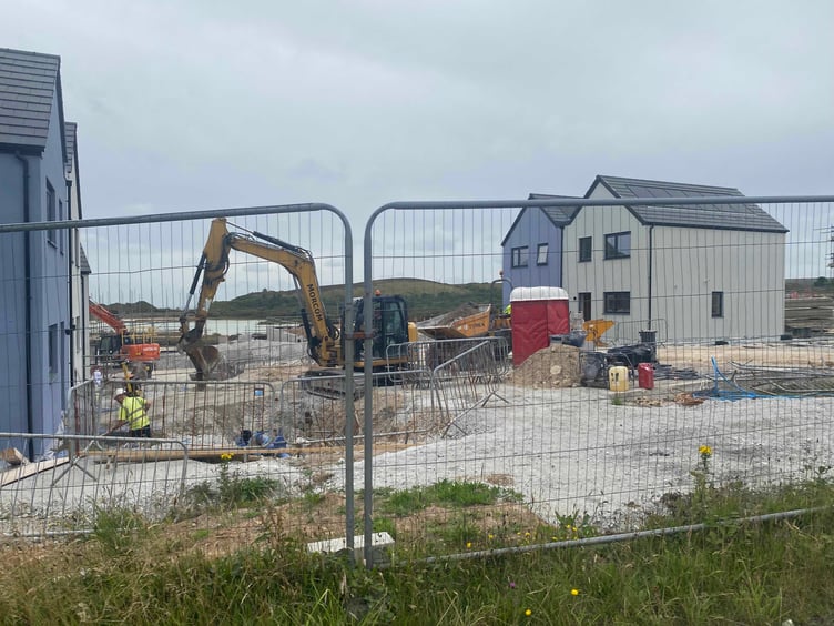 Construction work at the second phase of the garden village development. Picture: Andrew Townsend