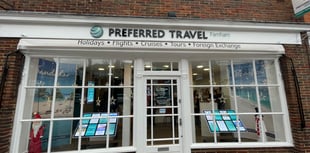 VIDEO: Farnham travel agency celebrates festive season in new premises