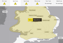 VIDEO: Snow and ice forecast for Surrey and Hampshire over weekend