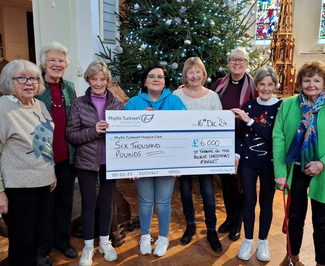 Hospice gets late £6k Christmas present