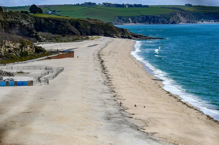 The Cornwall Coliseum entertainment complex stood on the beach for decades before being demolished. Picture: Paul Williams