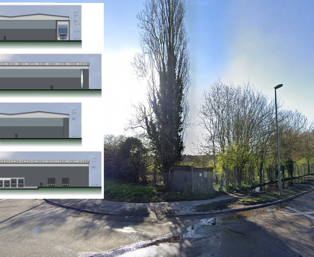 Warehouses planned for waterworks site