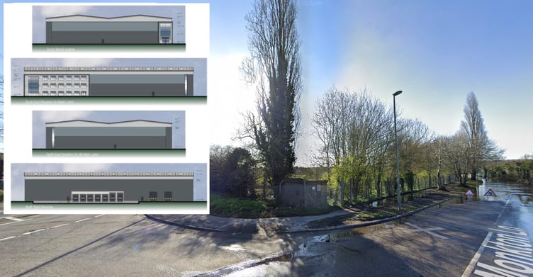 Warehouse plans Monkton Lane Farnham