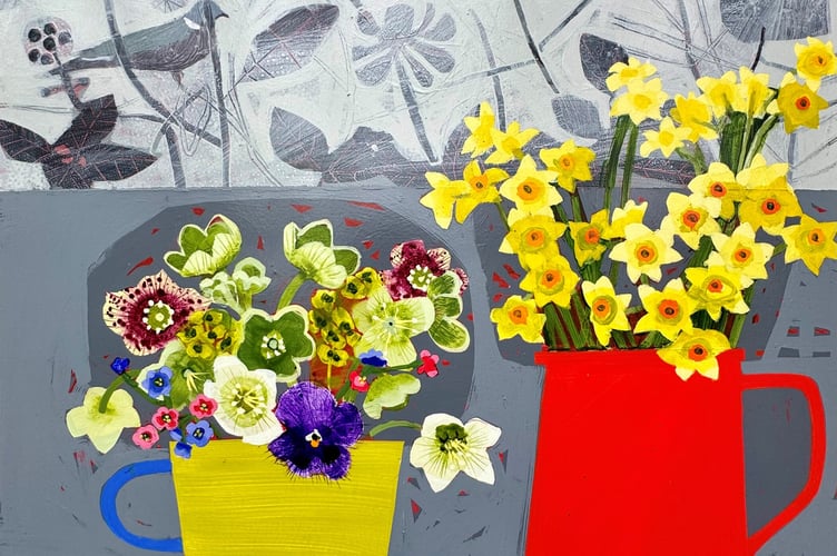 A Spring Day For Pigeons, by Emma Dunbar.