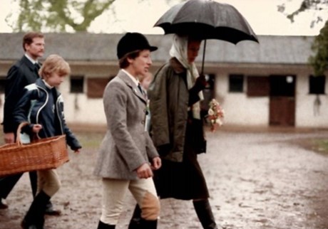 Princess Anne at Broadlands Riding for the Disabled, Medstead, 1984.