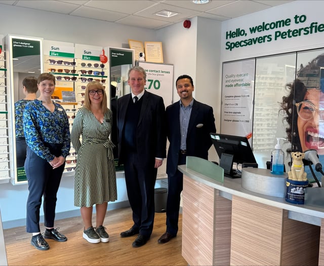 East Hampshire MP meets experts delivering eye and hearing health care