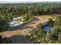 A3 to close this weekend to install UK's first heathland bridge