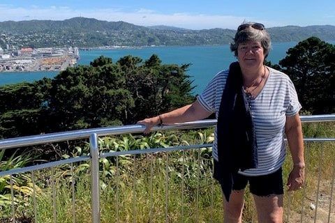 Judy on her backpacking travels. Meet the widow who embarked on a £10k solo backpacking trip after losing her husband and mum in three months. Judy Condie, 63, lost her husband, Richard, of 44 years after an eight-year battle with cancer after losing her mum, Mary, just months earlier - leaving her feeling "empty". Her eight-year-old dog Jet died too and faced with her first harsh English winter alone she used her savings and booked a five-month trip to Australia and New Zealand in a bid to cope with her grief. Judy made the plan to go abroad when she found out Richard's cancer was terminal and says she "couldn't just wait for him to pass away and wonder what to do after".
