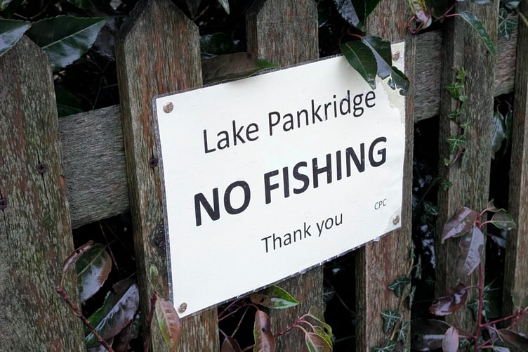 Lake Pankridge "No Fishing"