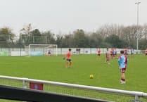 Badshot Lea earn comprehensive Isthmian League South Central Division victory against Ashford Town (Middlesex)