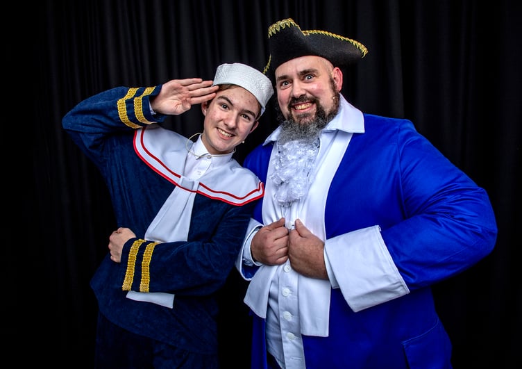 Ship's Mate (Josh Arnold) and Captain Codfish (James Gill). Picture: Paul Williams
