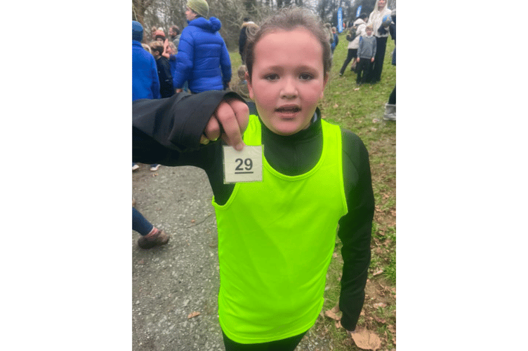 Krystal Thorne from Liskeard Hillfort Primary finished off a brilliant 29th in the Year 3/4 Girls Race