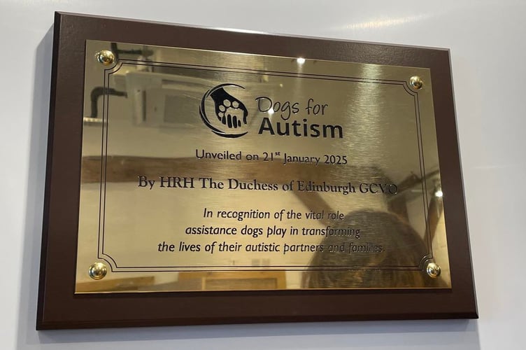 Duchess of Edinburgh, Dogs for Autism in Alton, Jan 21, 2025