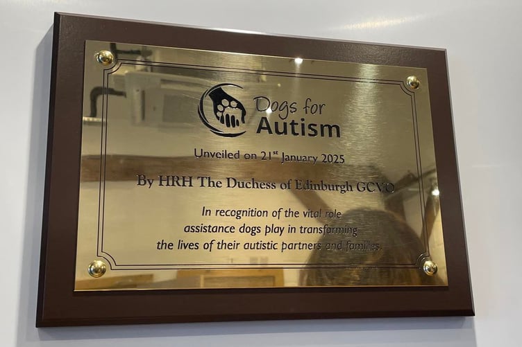 Duchess of Edinburgh, Dogs for Autism in Alton, Jan 21, 2025