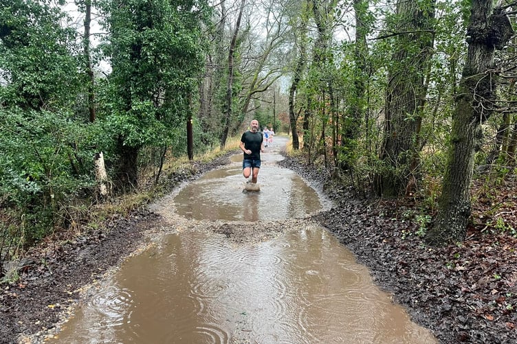 The floods in Dean Lane don't slow down winner Stephen Buckmaster