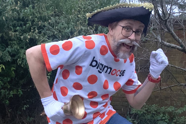 Stuart Morrison Big Moose Farnborough marathon