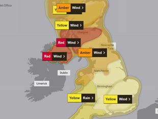 WATCH: Five days of weather warnings as Storm Eowyn hits the UK