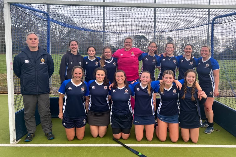 Haslemere Hockey Club's women's first team were all smiles after beating Southampton